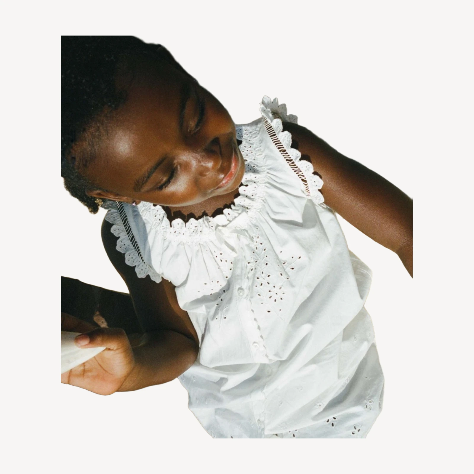 LITTLE NESSIE DRESS -- SALT