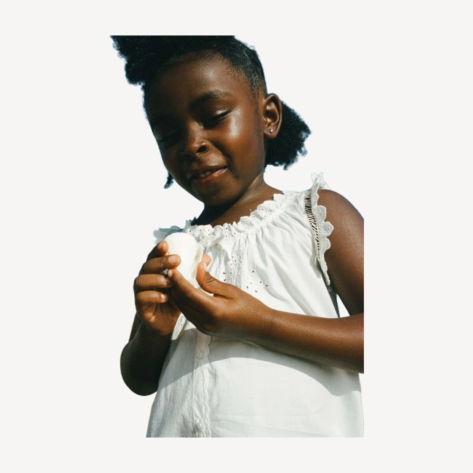 LITTLE NESSIE DRESS -- SALT