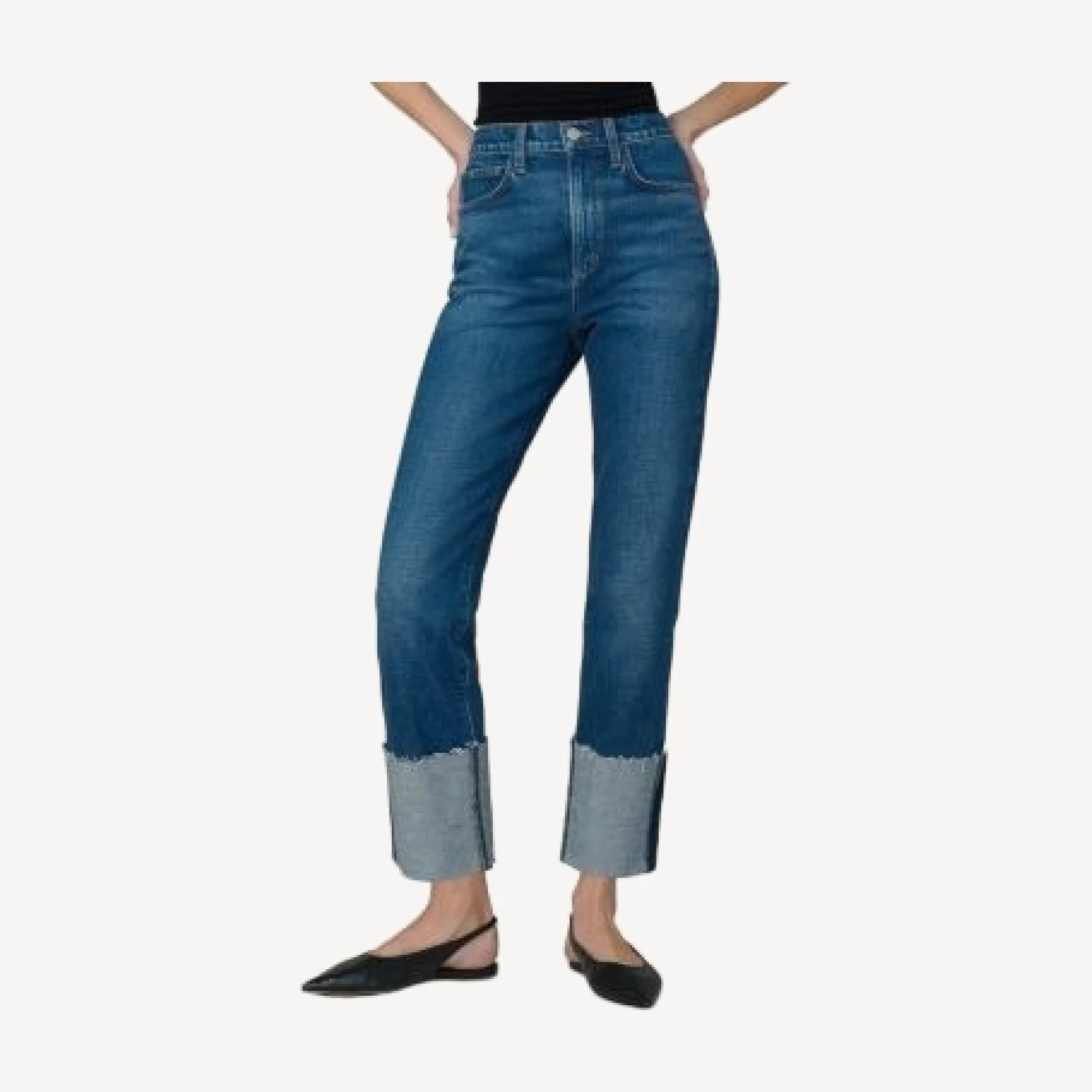 Joe's Jeans The Margot Slim Wide Cuff Jeans in Serendipity