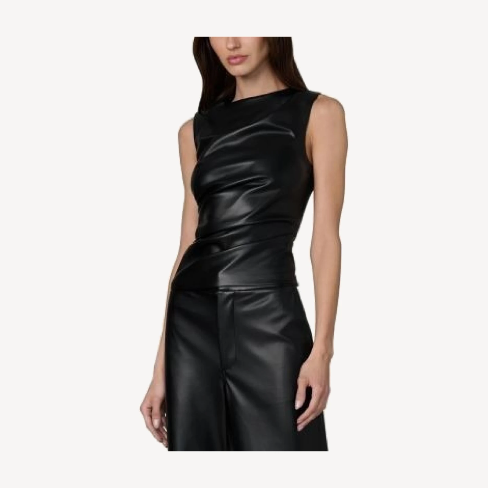 Joe's Jeans The Meg Faux Leather Top
