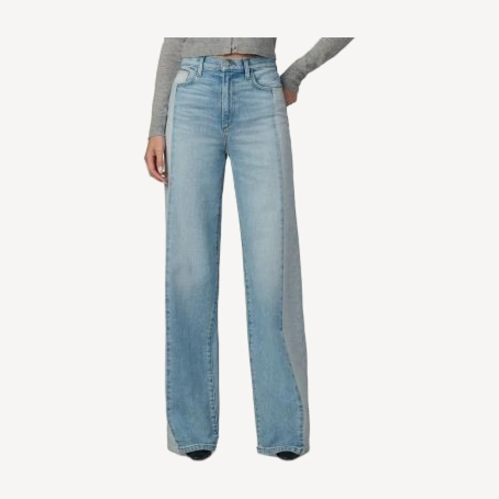 Joe's Jeans The Mia Pieced Two Tone Jeans in Patience