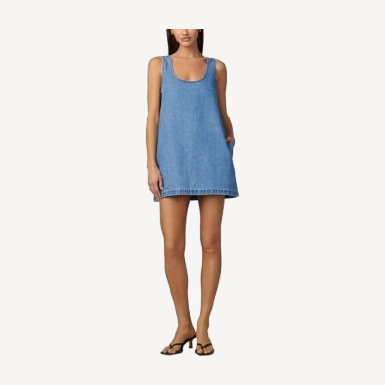 Joe's Jeans The Scoop Neck Denim Mini Dress