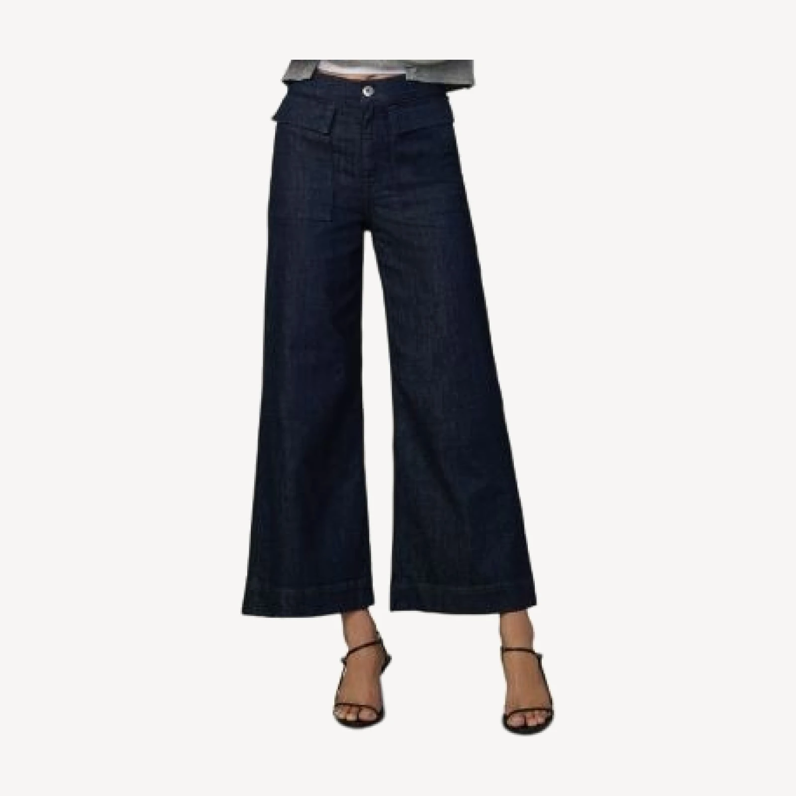 Joe's Jeans The Irina High Rise Wide Leg Jeans in Rinse