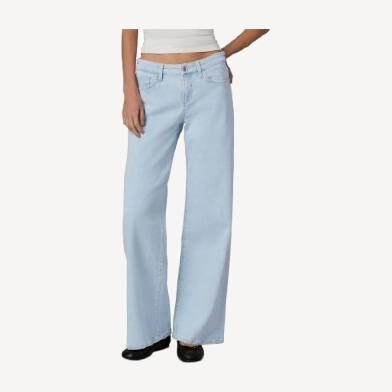 Joe's Jeans The Lou Lou Low Rise Wide Leg Jeans in Jubilee