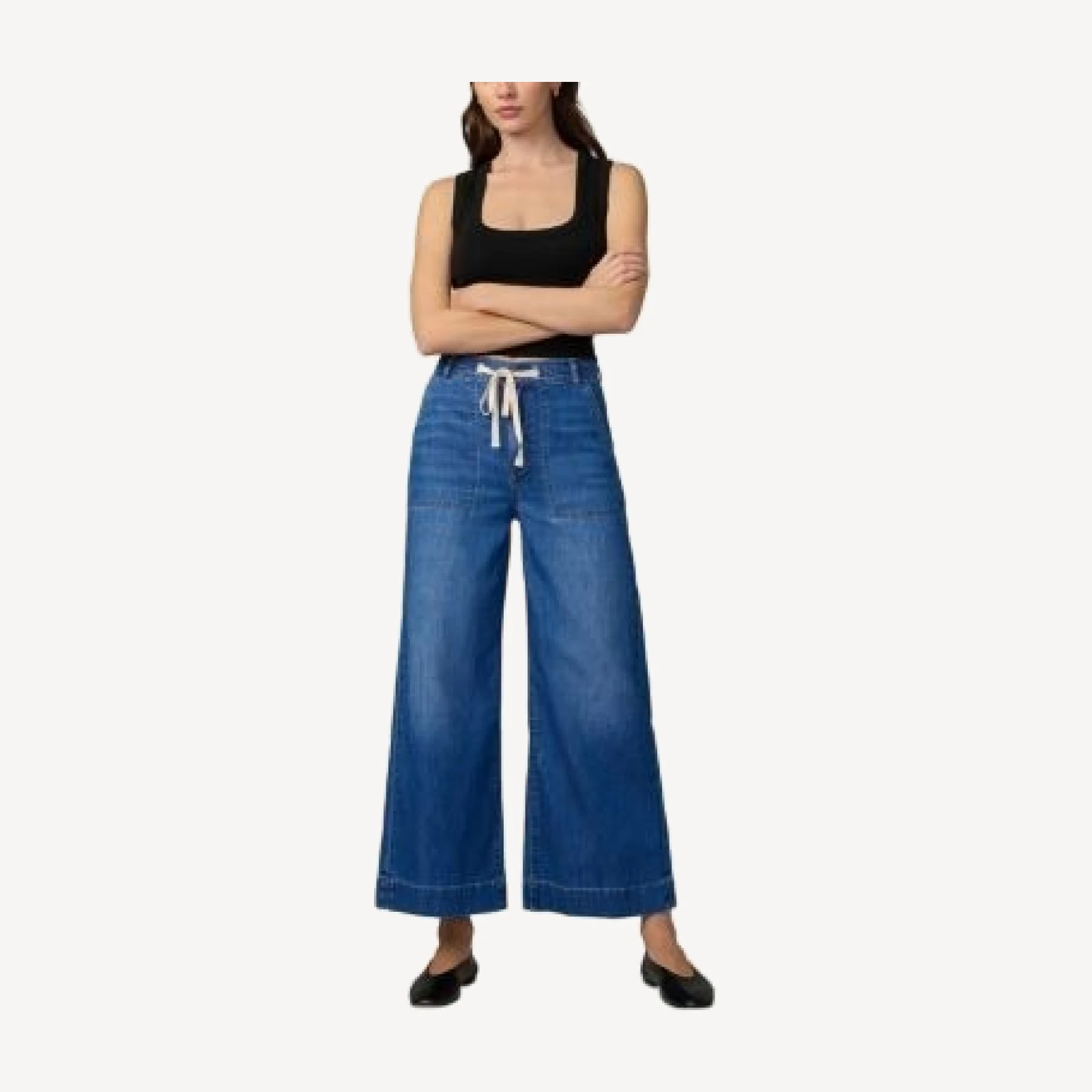 Joe's Jeans The Madeline High Rise Wide Leg Jeans in Courage