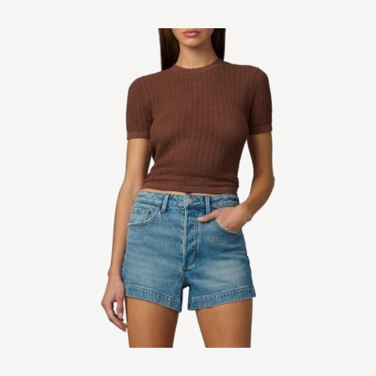 Joe's Jeans The Crochet Baby Tee