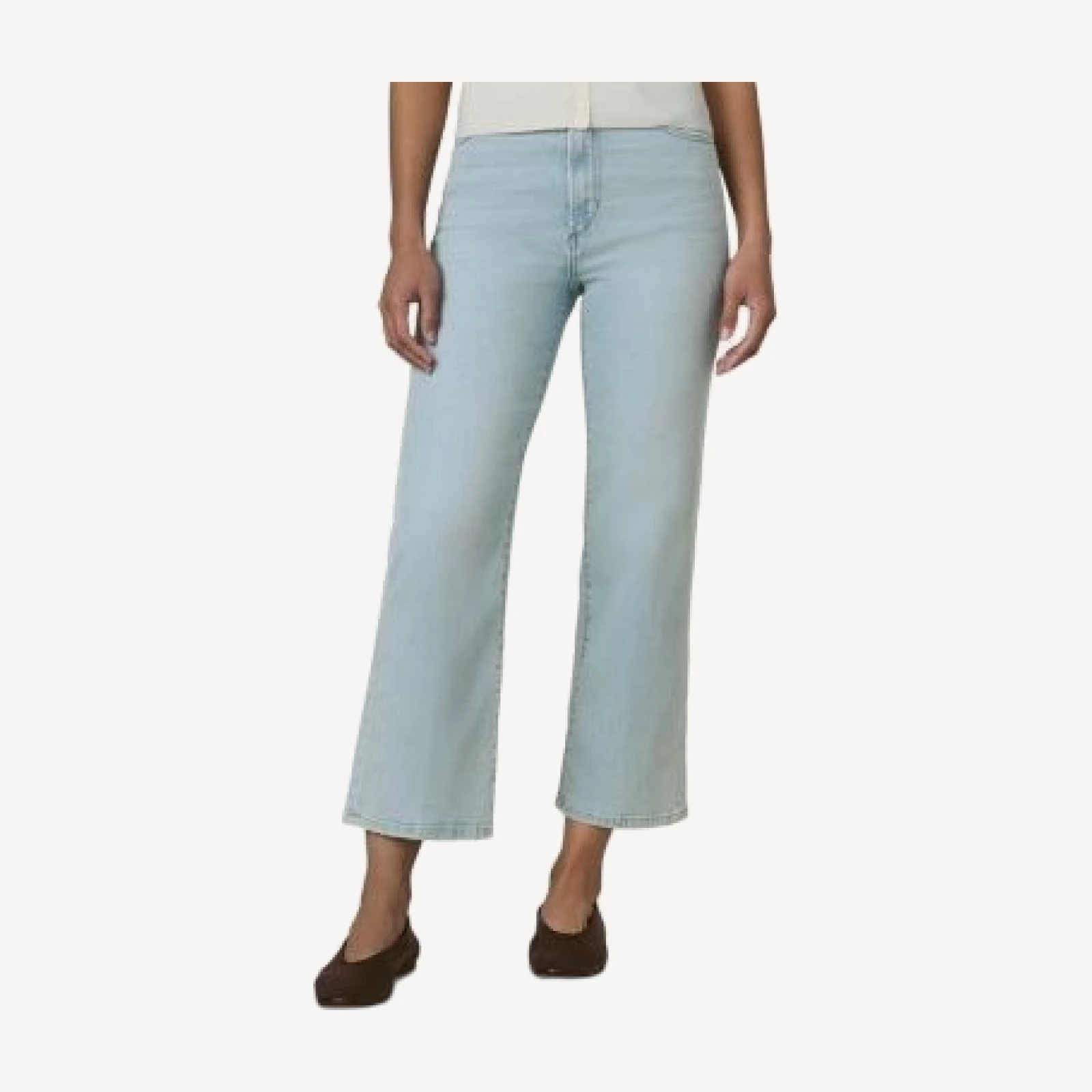 Joe's Jeans The Blake Cropped Wide Leg Jeans in Lunetta