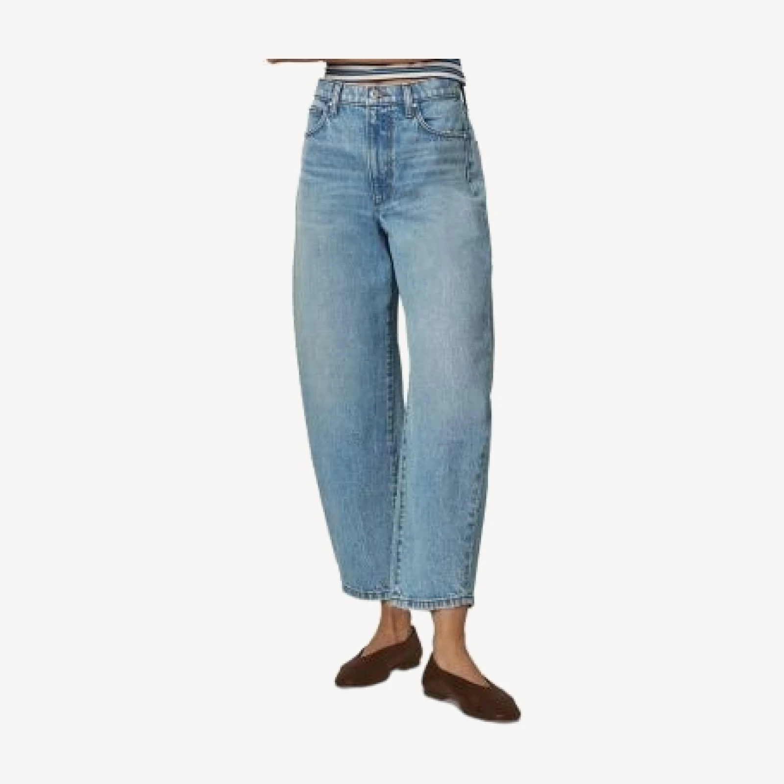 Joe's Jeans The Billie Crop Bow Leg Jeans in Radiant