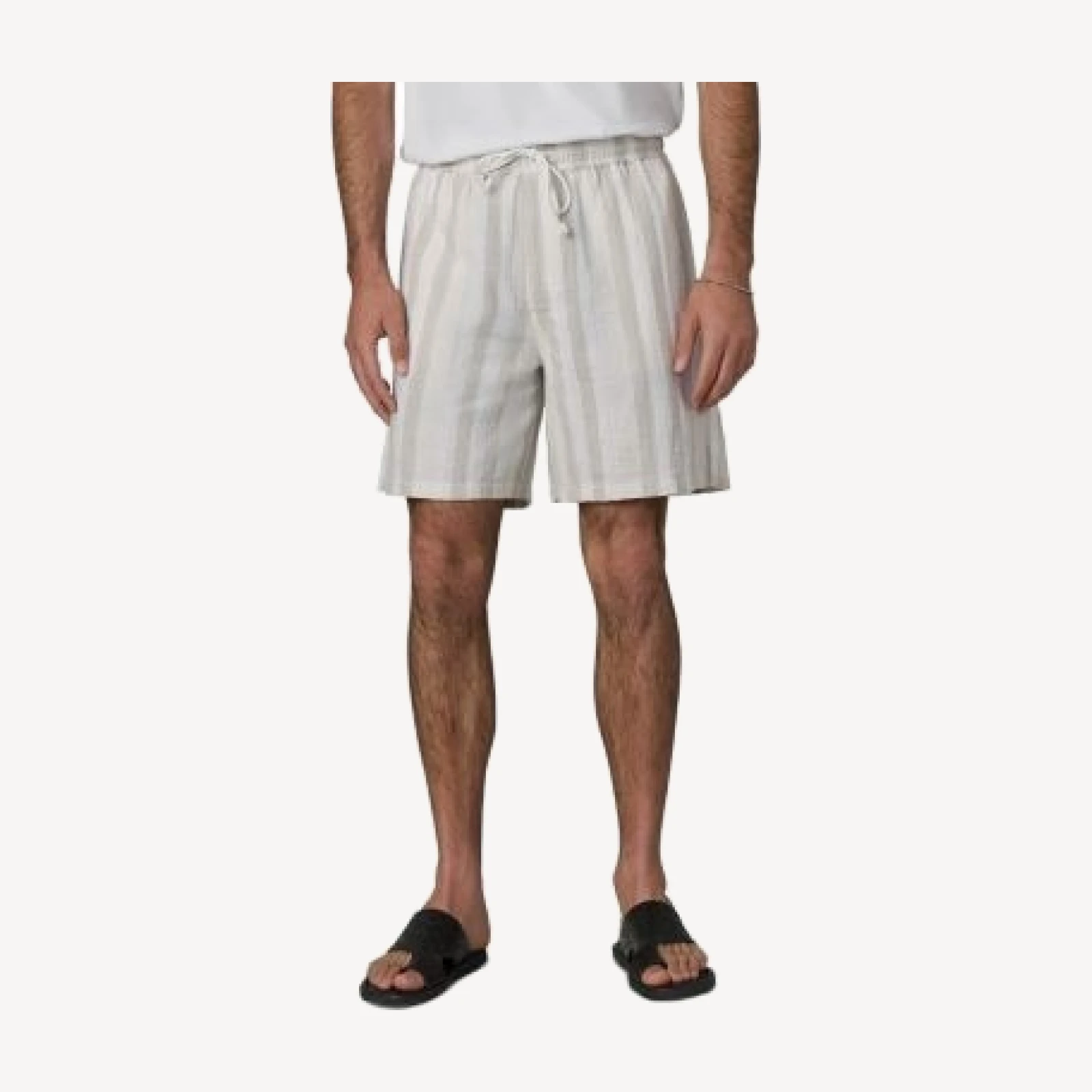 Joe's Jeans Cotton Linen Cabana Dobby Stripe 7 Shorts