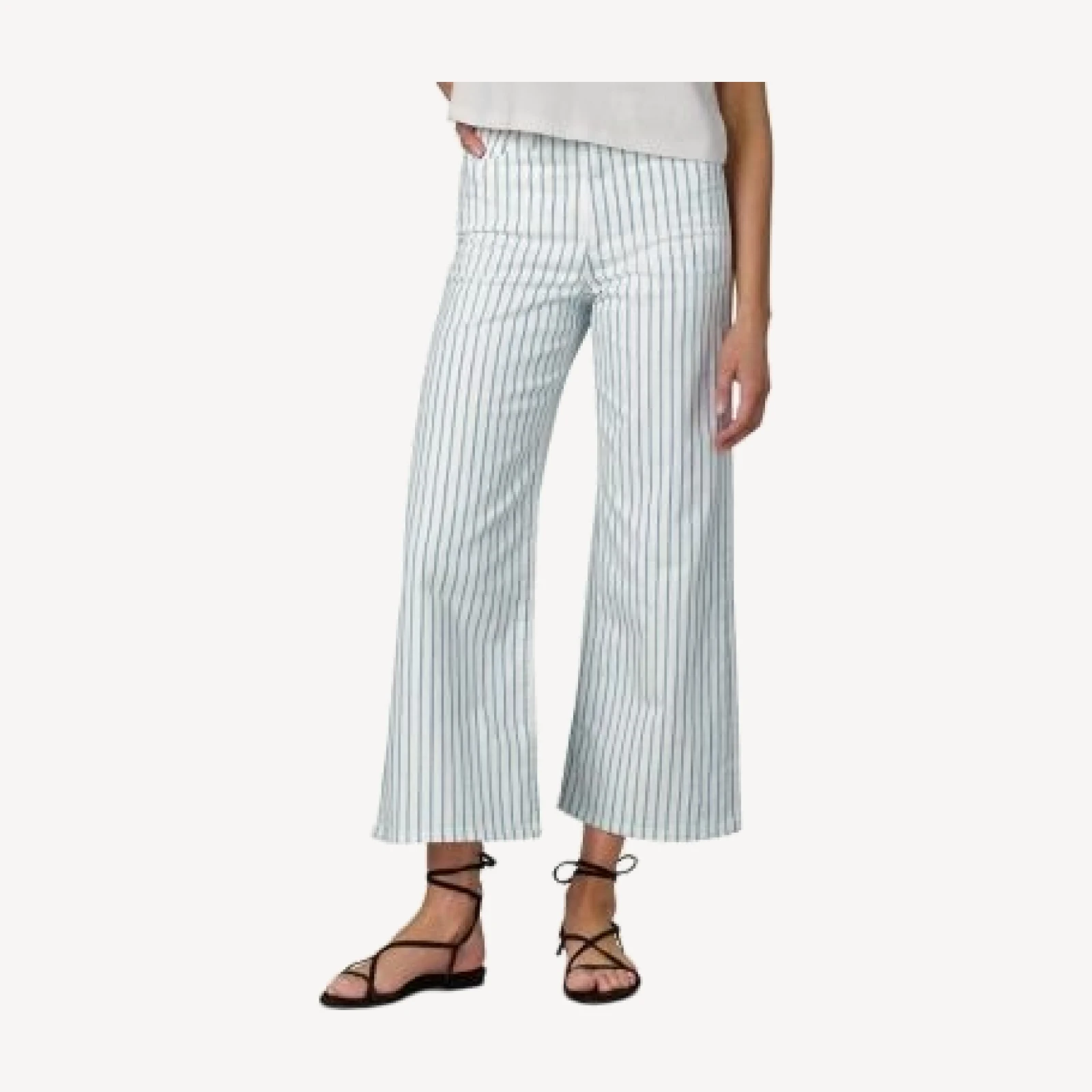 Joe's Jeans The Mia High Rise Ankle Jeans in Blue Multi Striped