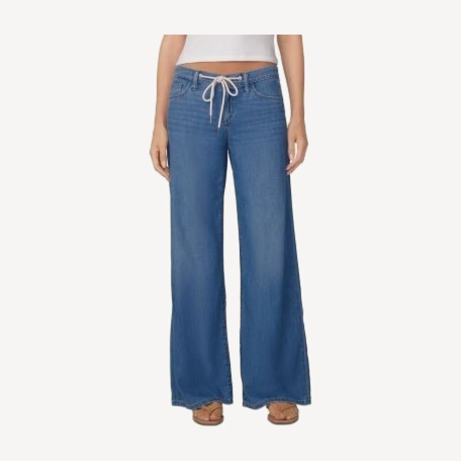 Joe's Jeans The Lou Lou Drawstring Mid Rise Jeans in Sundance