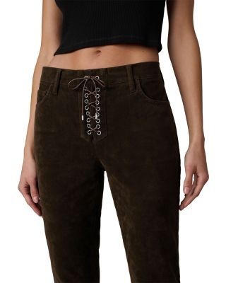 Joe's Jeans The Ralph Faux Suede Bootcut Jeans in Dark Chocolate