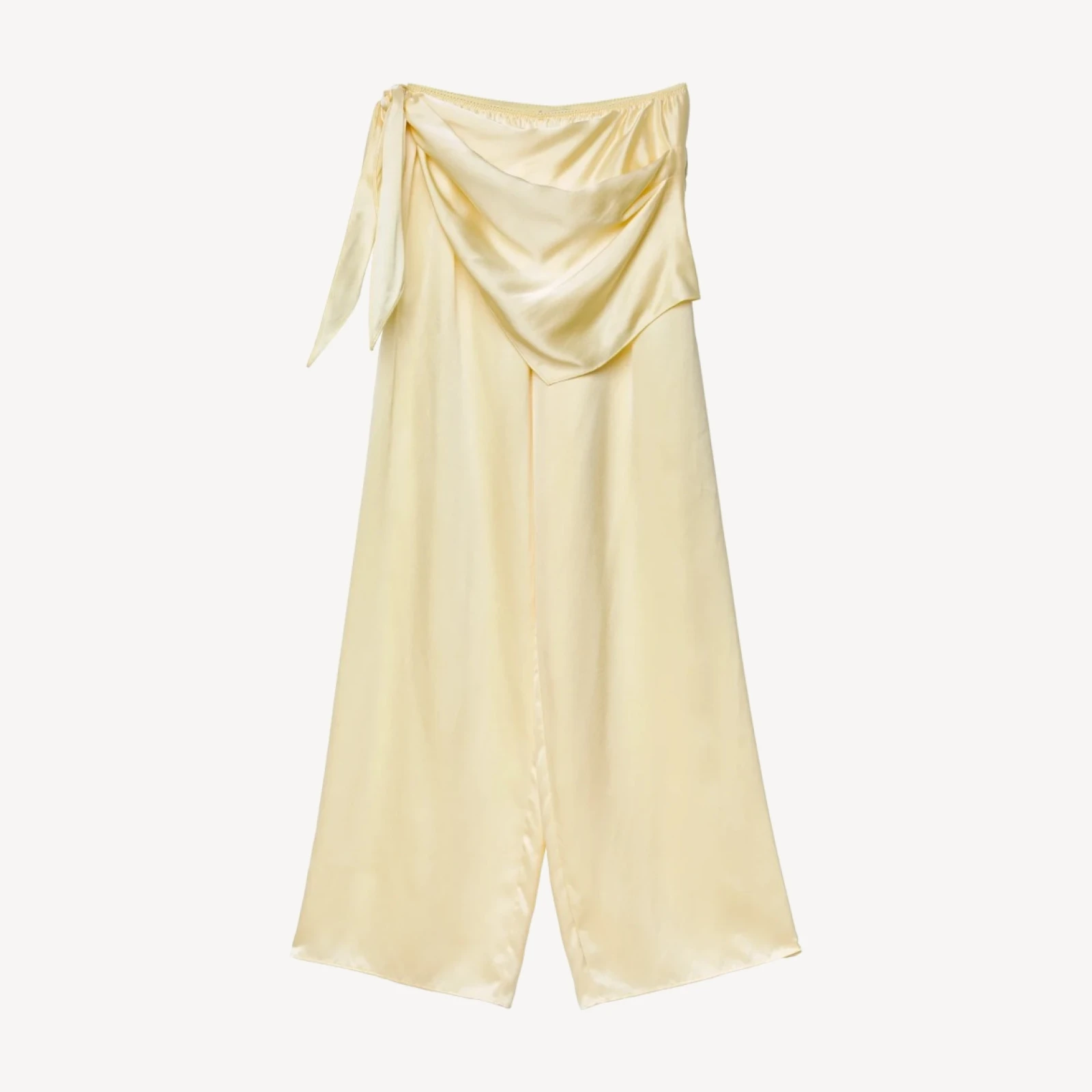 LAVON SCARF PANT -- VANILLA