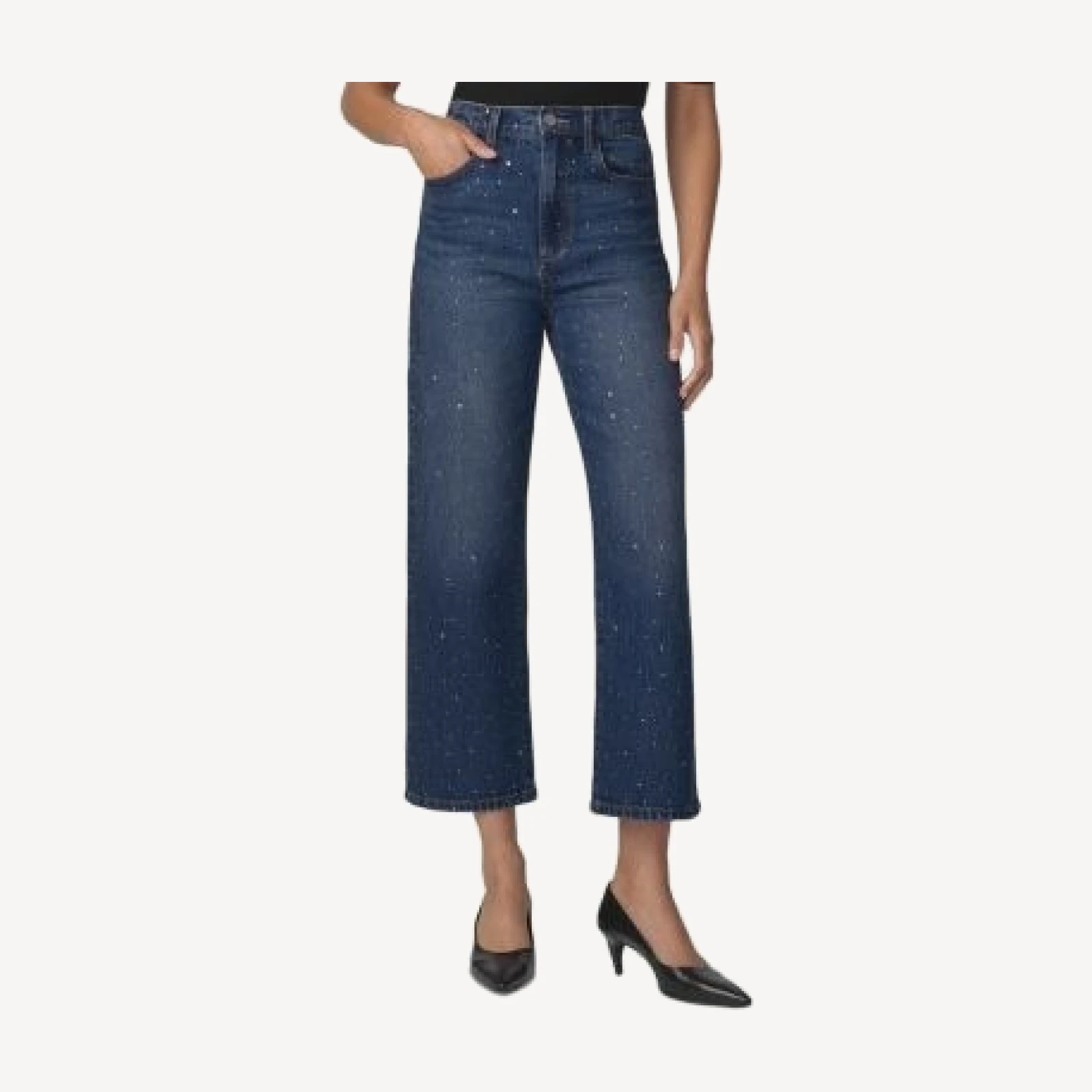 Joe's Jeans The Margot High Rise Cropped Jeans in Commet Stone