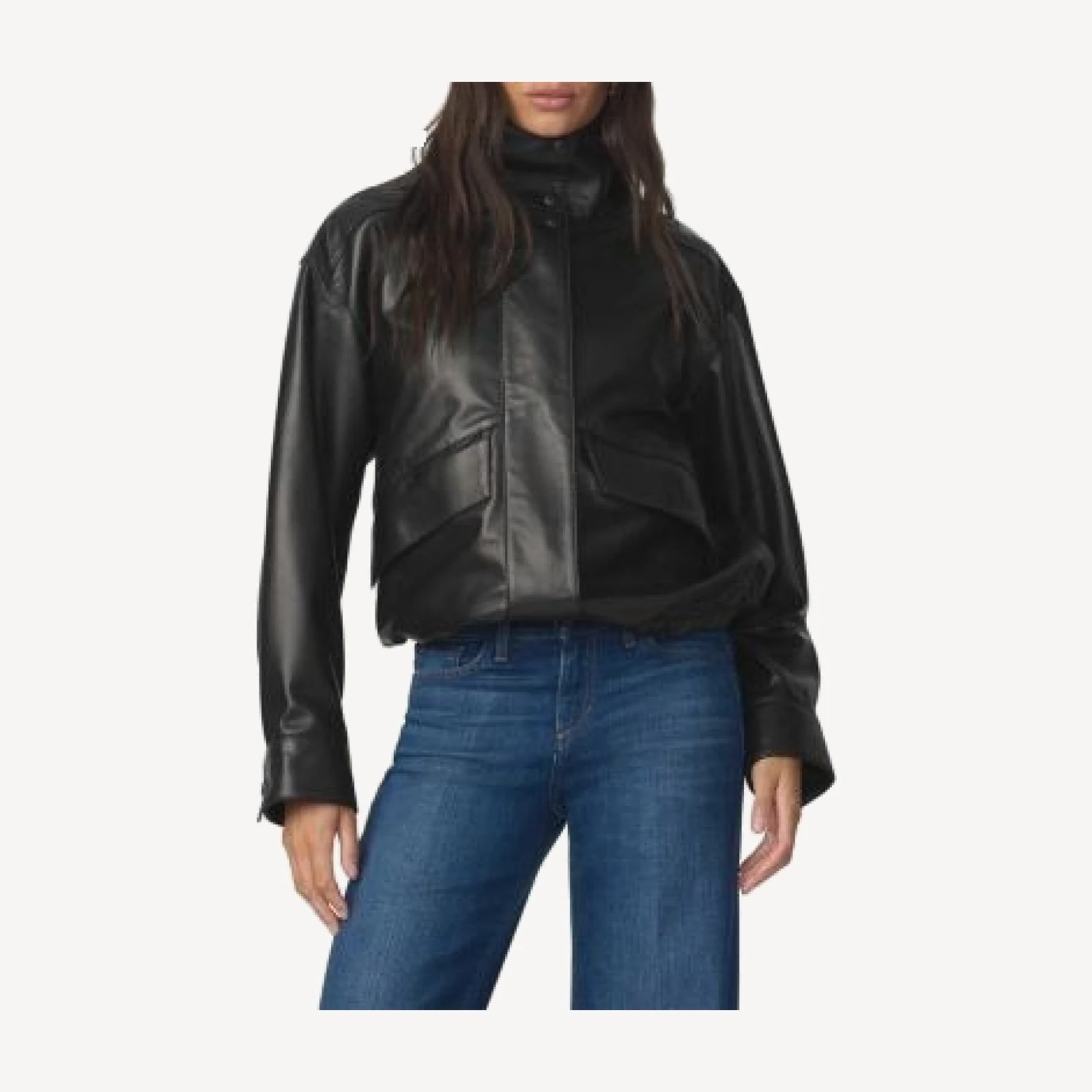 Joe's Jeans The Cohen Leather Bomber Jacket
