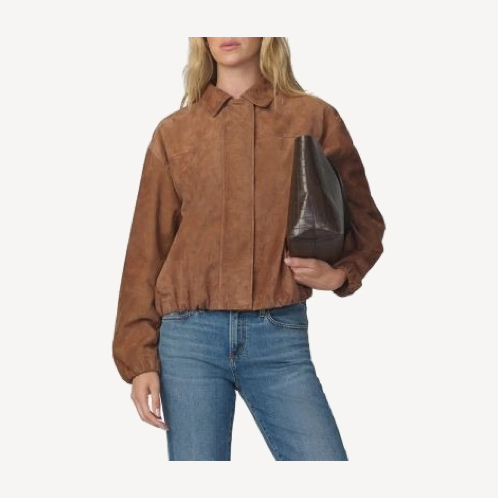Joe's Jeans The Bella Suede Bomber Jacket