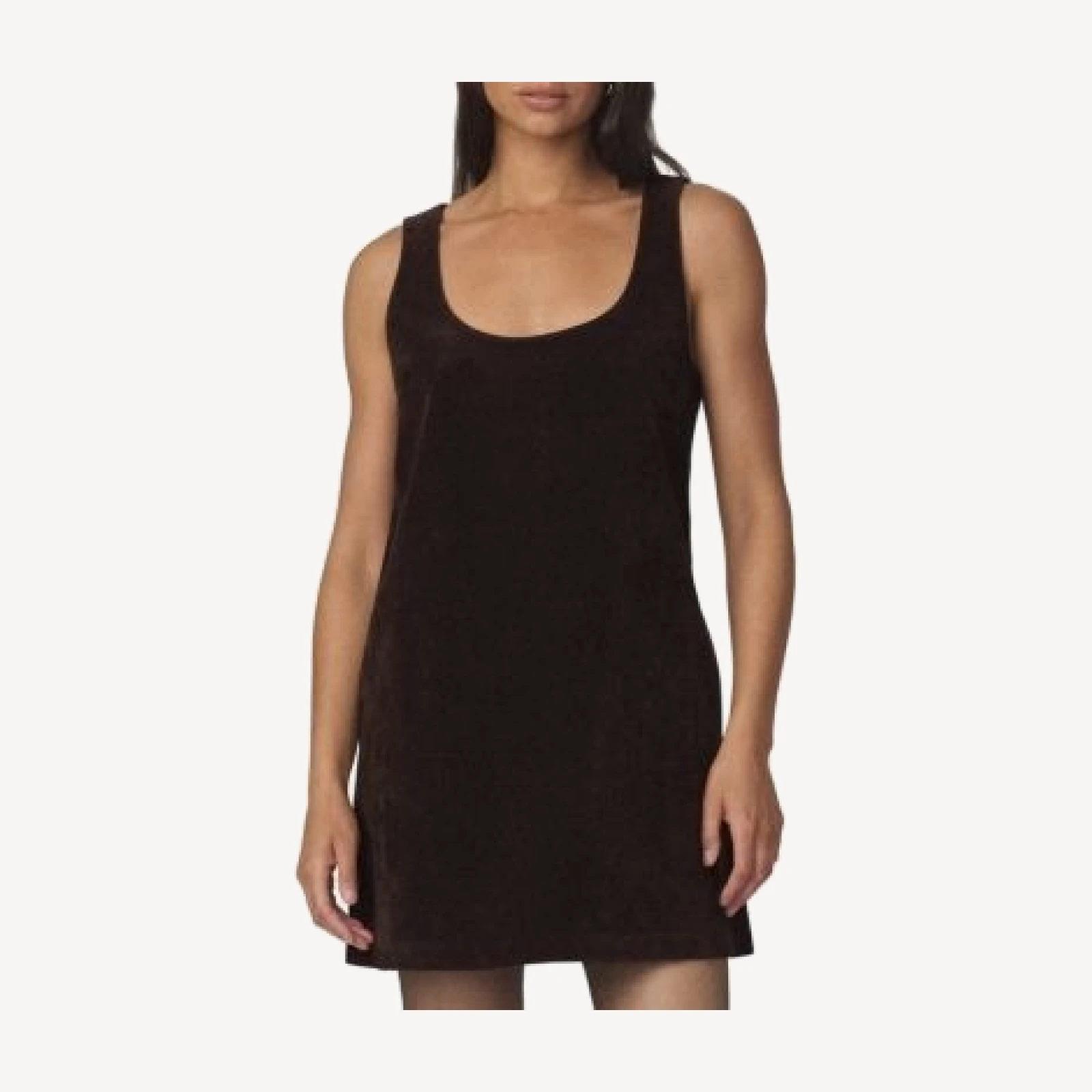 Joe's Jeans The Scoop Neck Faux Leather Dress