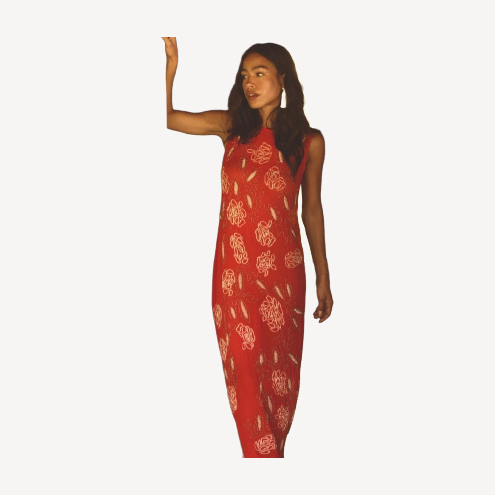CHANDRA DRESS -- ORANGE CITRINE