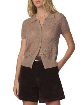 Joe's Jeans The Davey Short Sleeve Cardigan Top