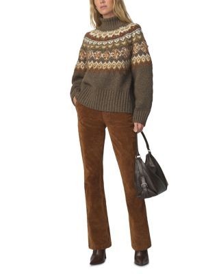 Joe's Jeans The Elva Fair Isle Mock Neck Sweater
