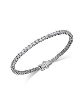 Bloomingdale's Fine Collection Diamond Tennis Bracelet in 14K White Gold, 5.0 tcw