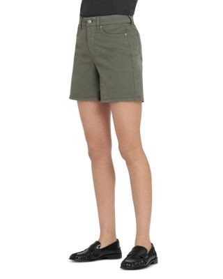Nydj Berkyn Relaxed Denim Shorts in Desert Green