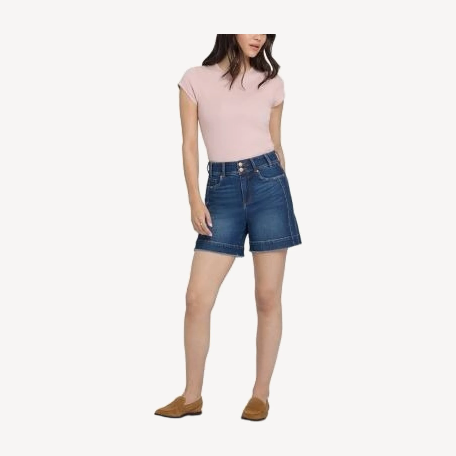 Nydj Berkyn Relaxed Denim Shorts in Sunset Villa