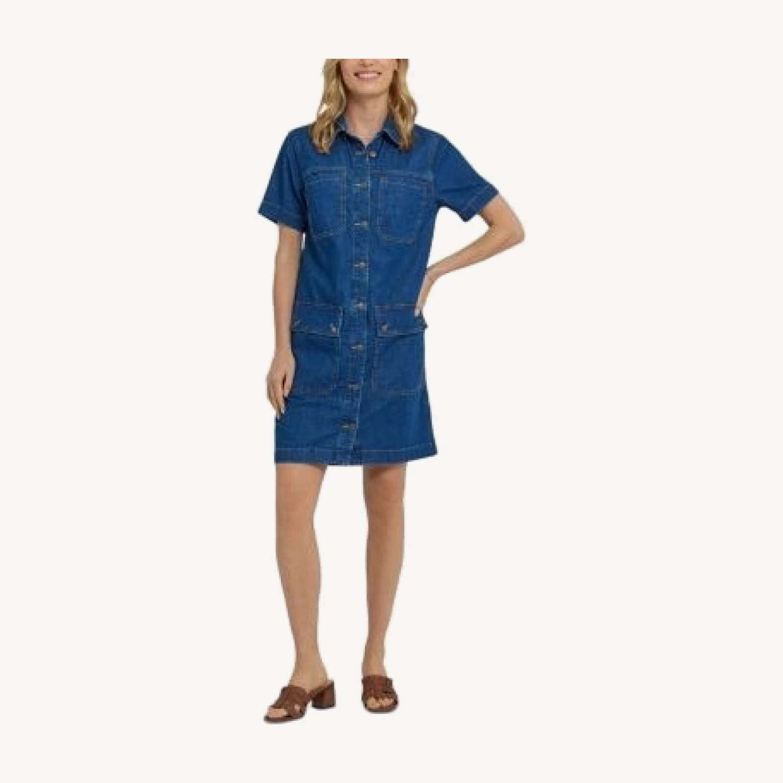 Nydj Denim Utility Dress