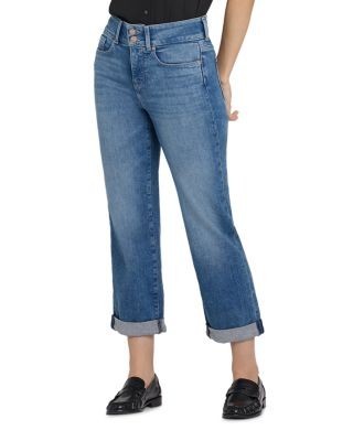 Nydj Bailey High Rise Cropped Straight Jeans