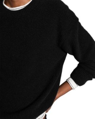 Vince Cashmere Blend Classic Crewneck Top