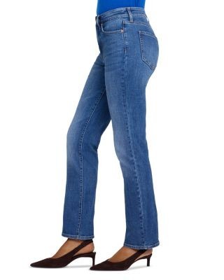 Nydj Marilyn Cotton Blend Marilyn Straight Jeans in Yarrow