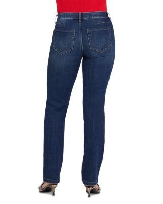 Nydj Marilyn High Rise Straight Jeans in Skylark