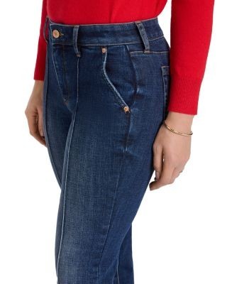 Nydj Marilyn High Rise Straight Jeans in Skylark