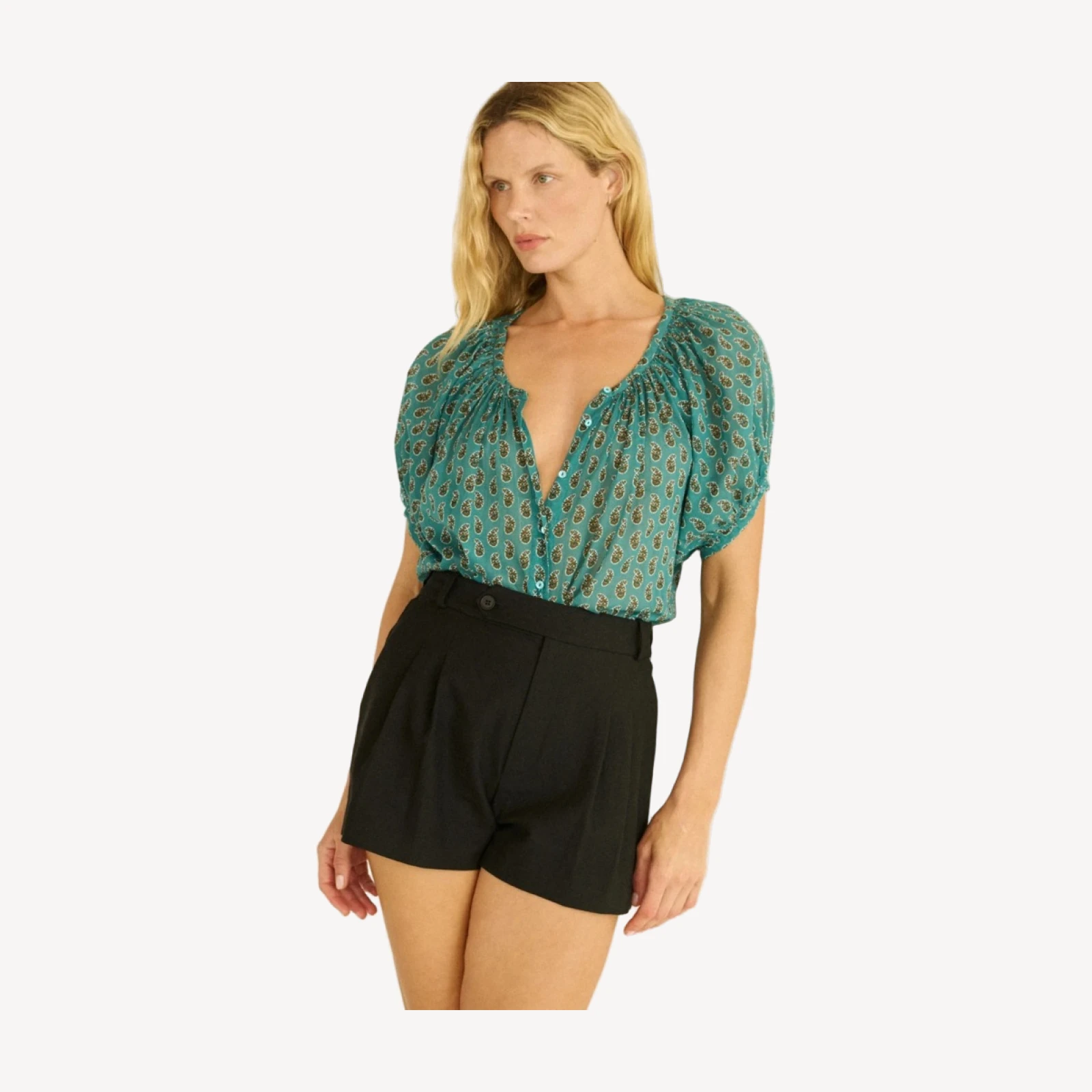 JUNE TOP -- ALBA PAISLEY
