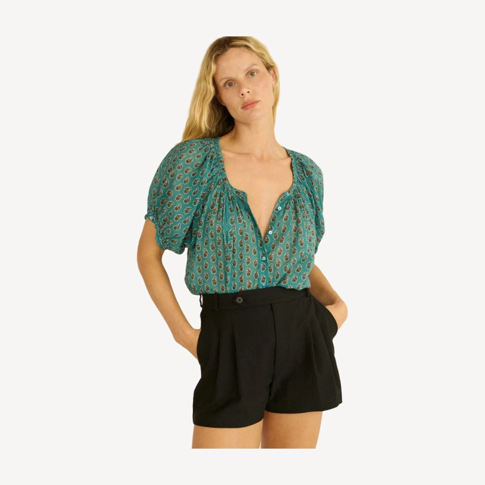 JUNE TOP -- ALBA PAISLEY