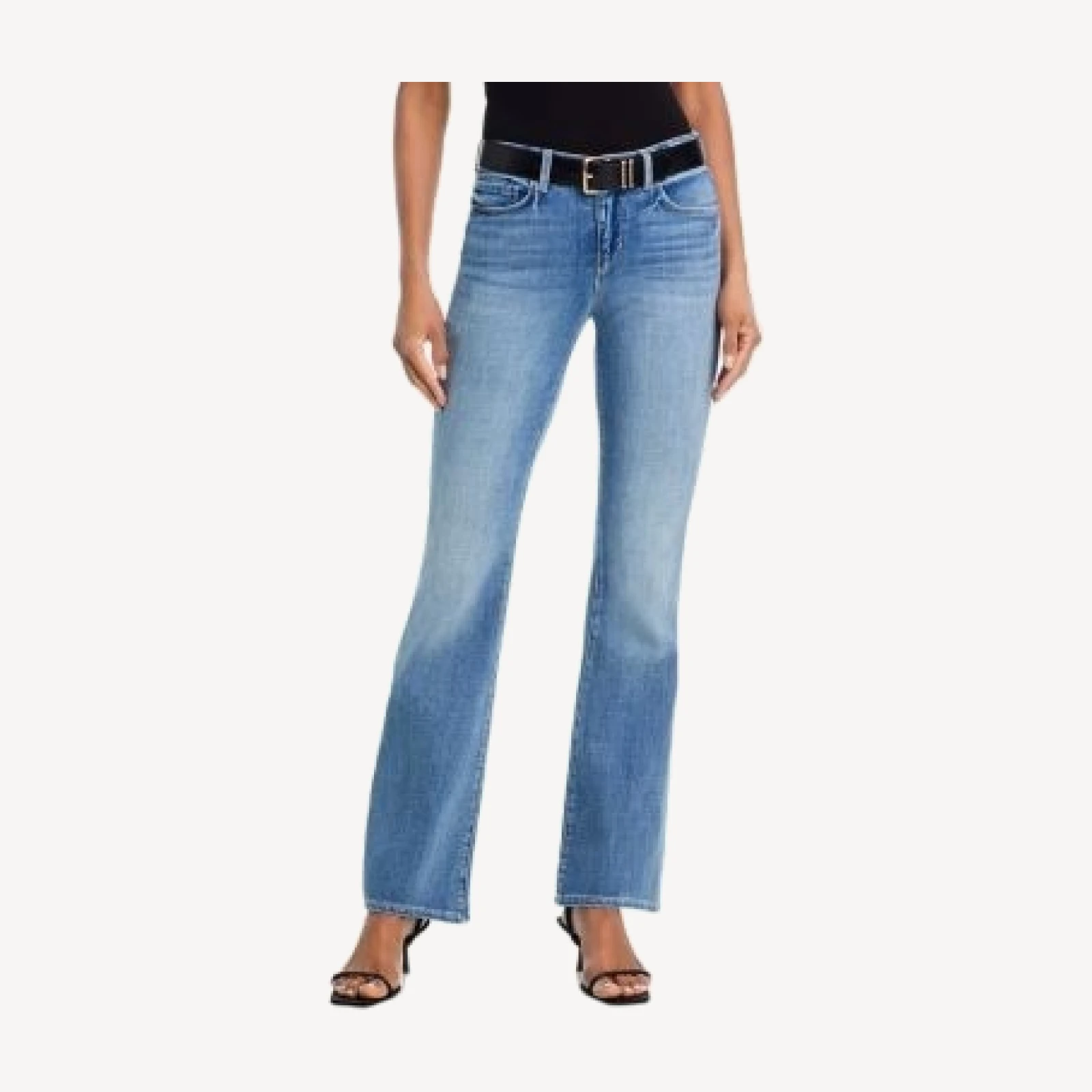 L'Agence Cara Low Rise Bootcut Jeans in Ibarra