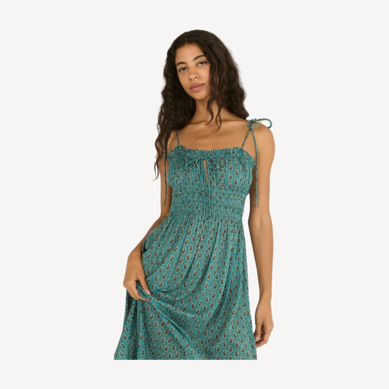 RHODA DRESS -- ALBA PAISLEY