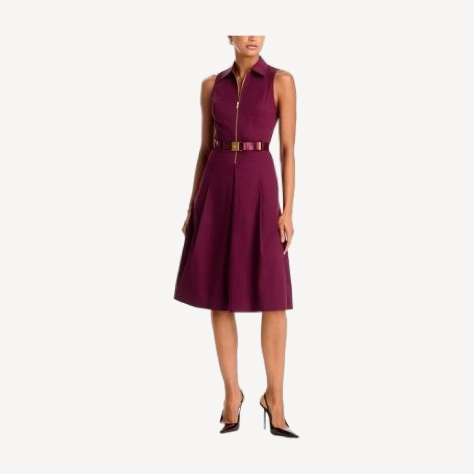 L'Agence Kylo Belted Shirtdress