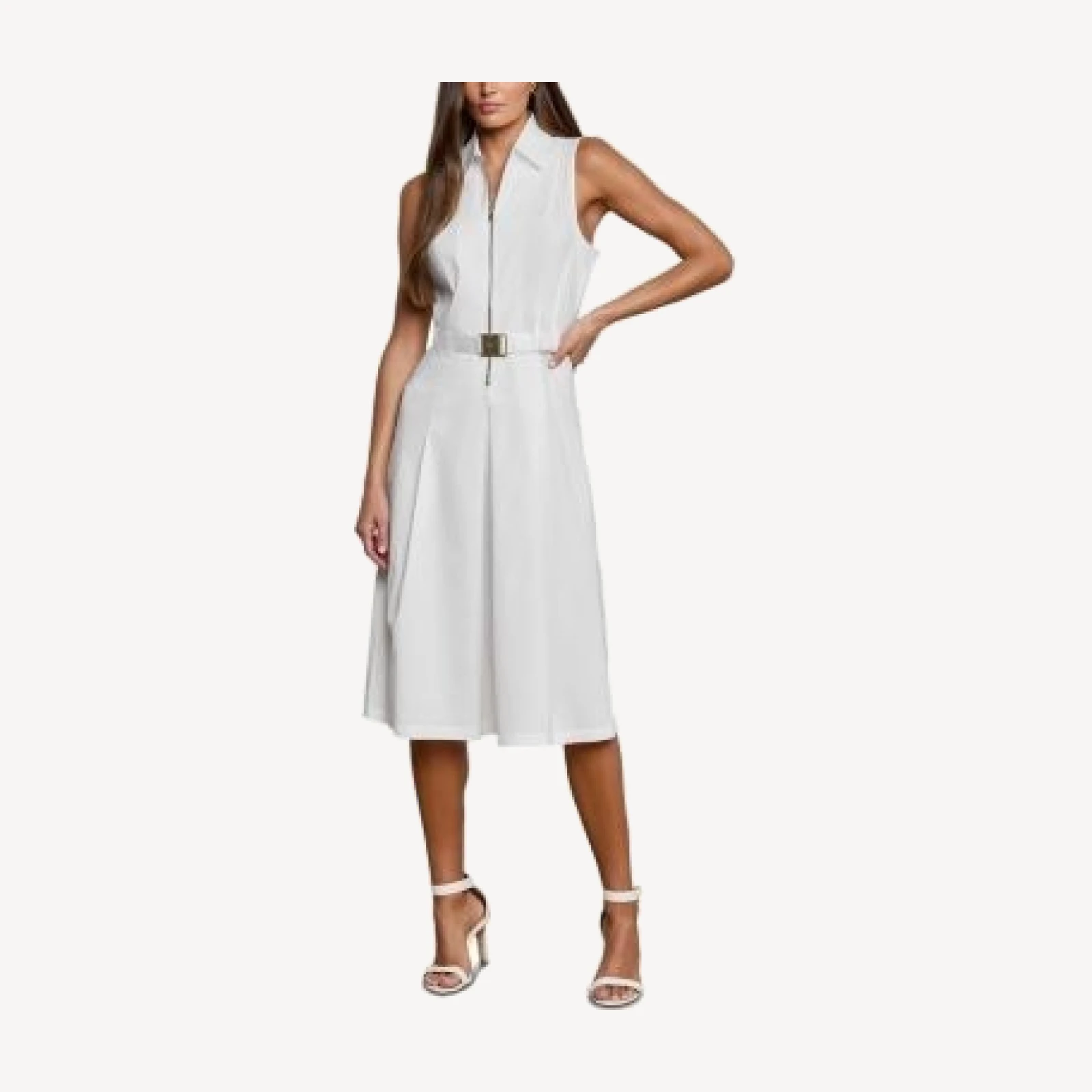 L'Agence Kylo Belted Shirt Dress