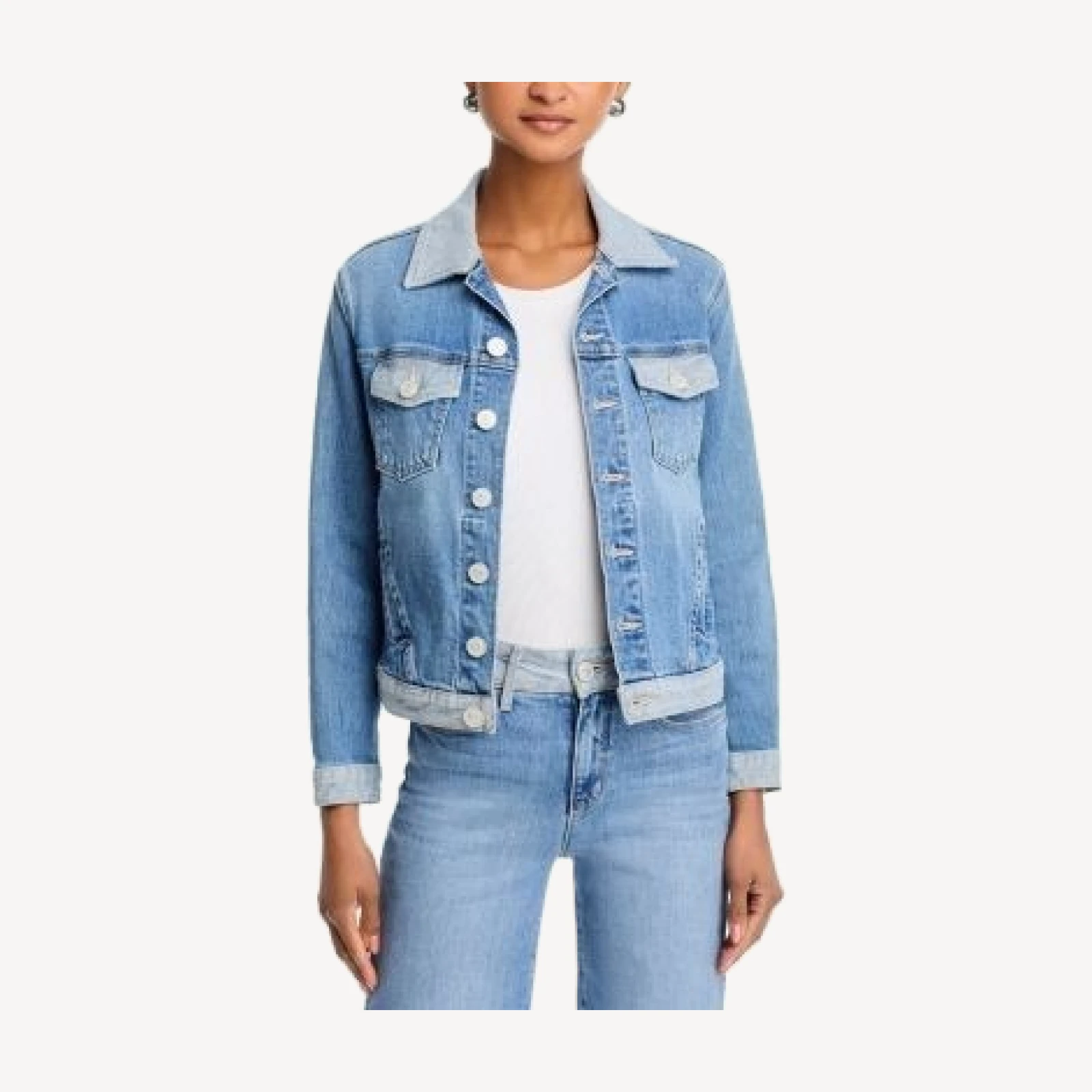 L'Agence Maven Slim Denim Jacket