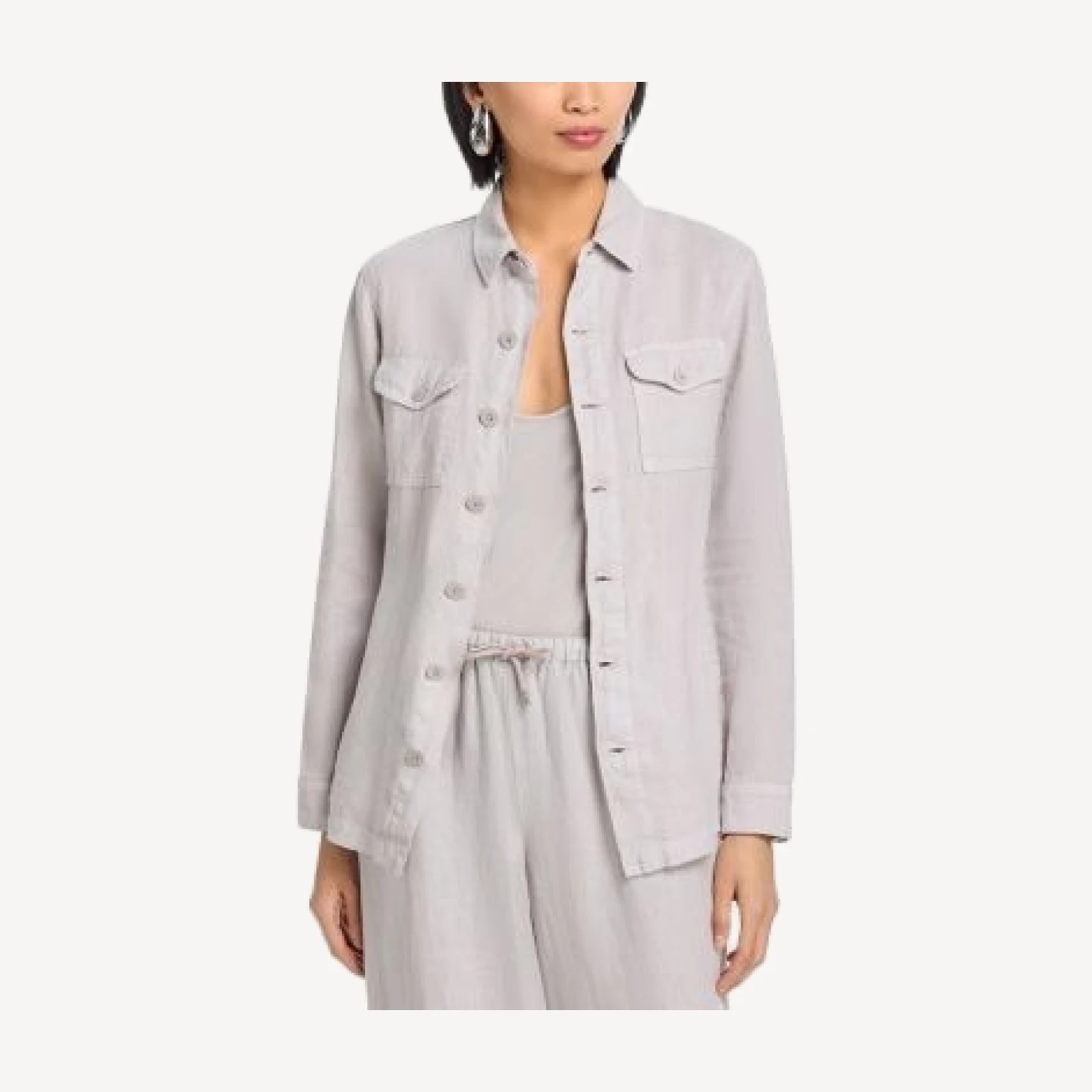 L'Agence Samaya Linen Safari Jacket