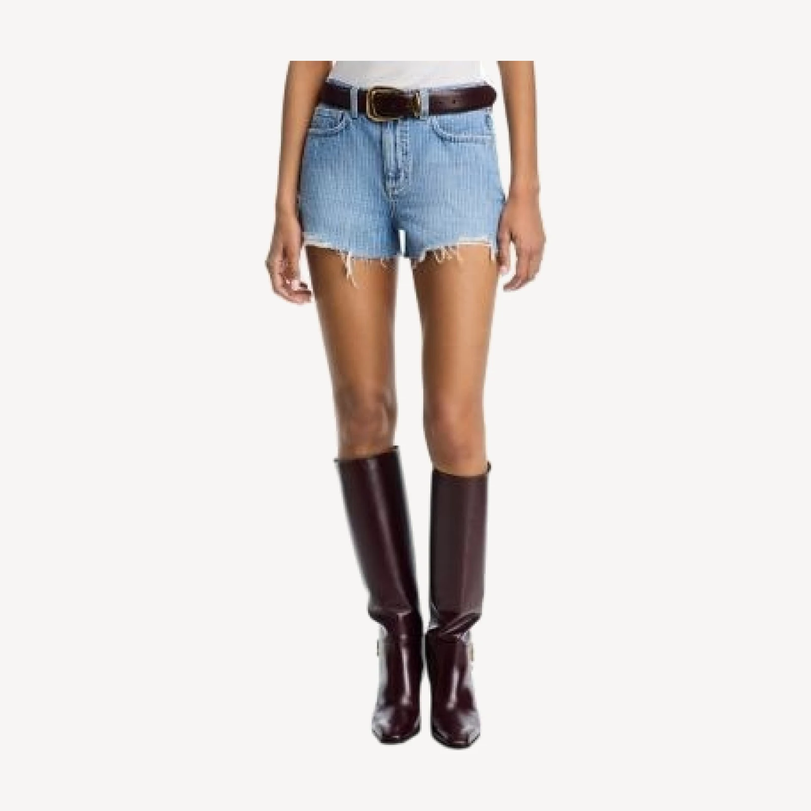 L'Agence Clark High Rise Shorts
