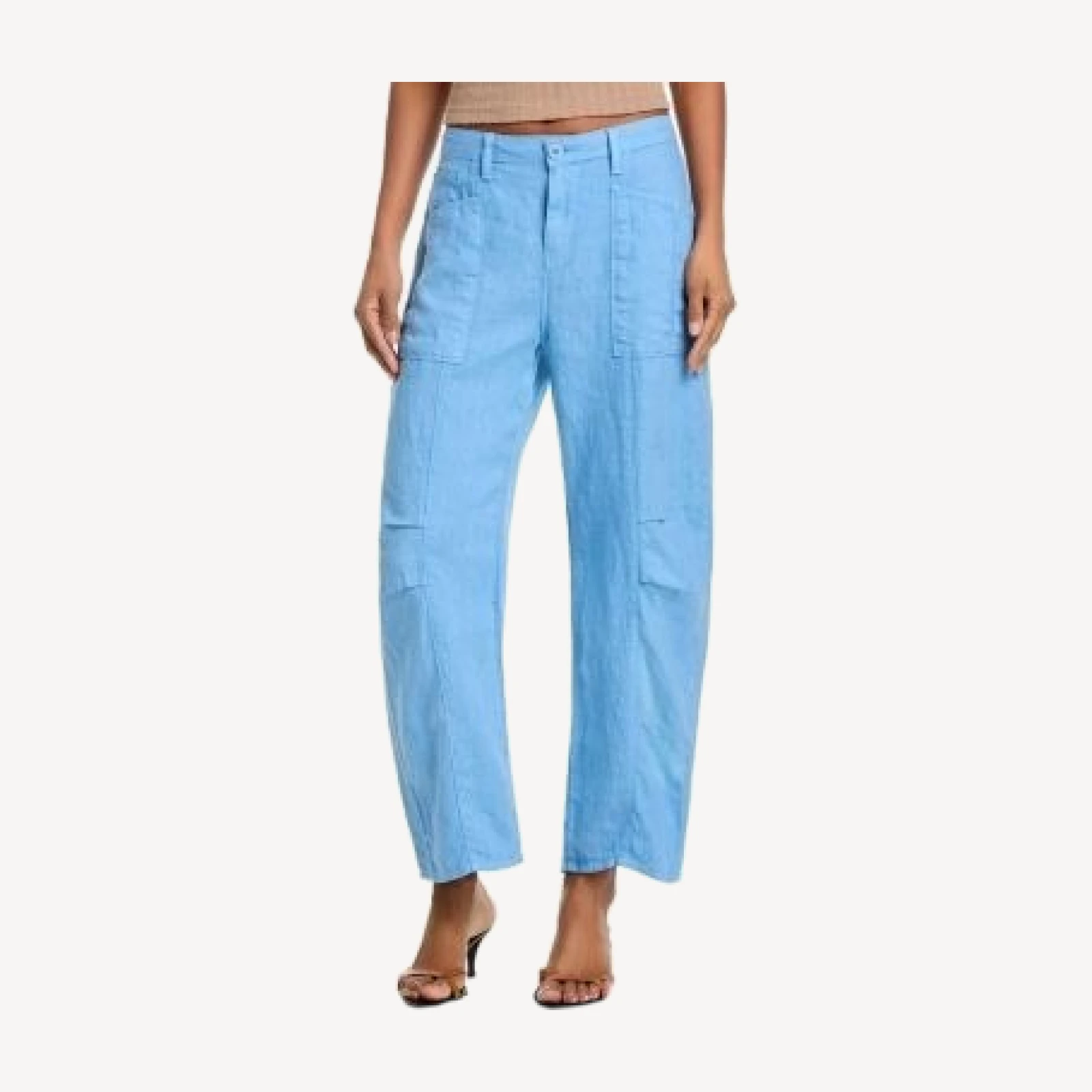 L'Agence Cody Linen High Rise Rodeo Pants