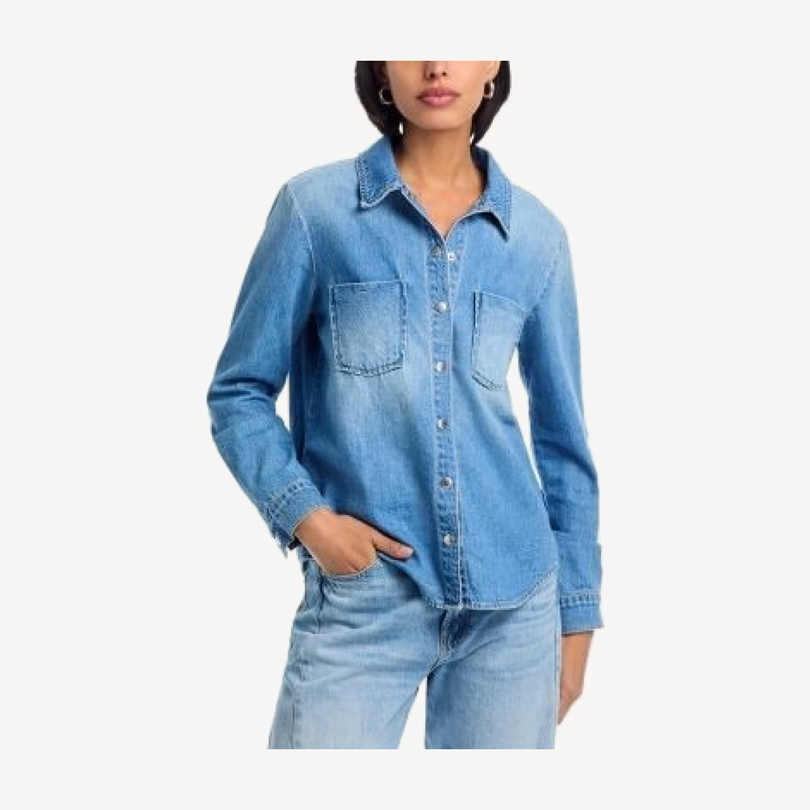 L'Agence Isla Denim Shirt