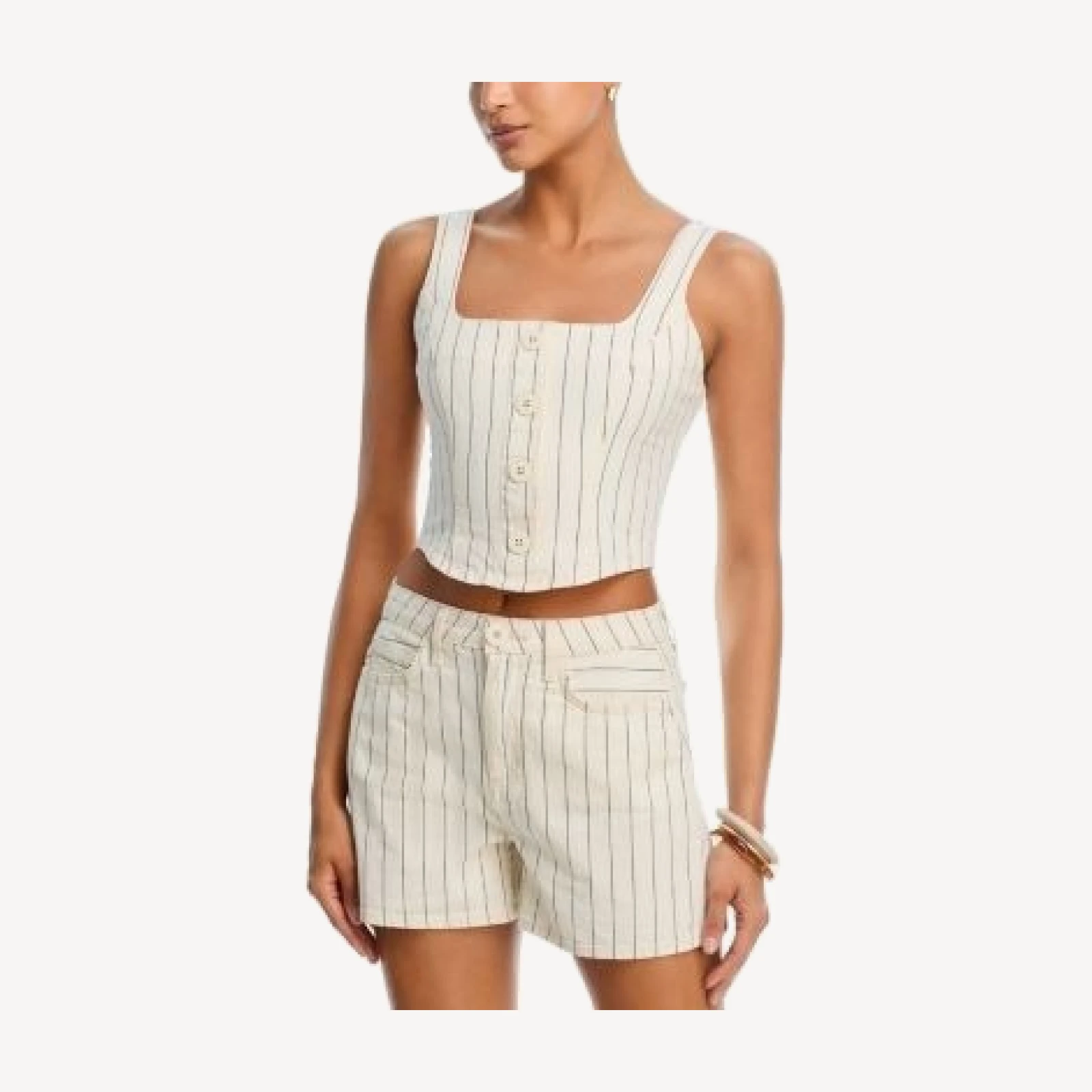 L'Agence Saga Button Front Tank