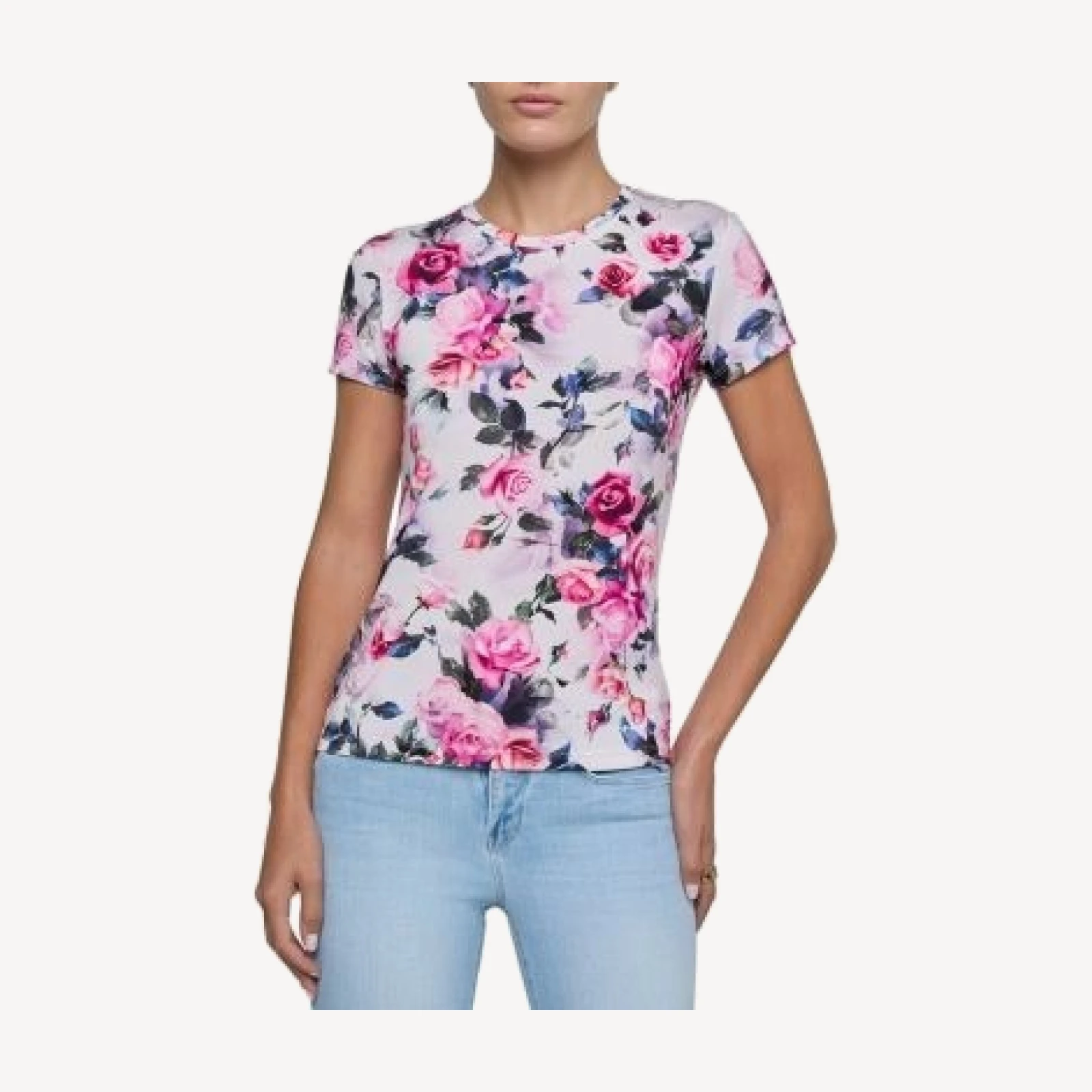 L'Agence Ressi Crewneck Tee