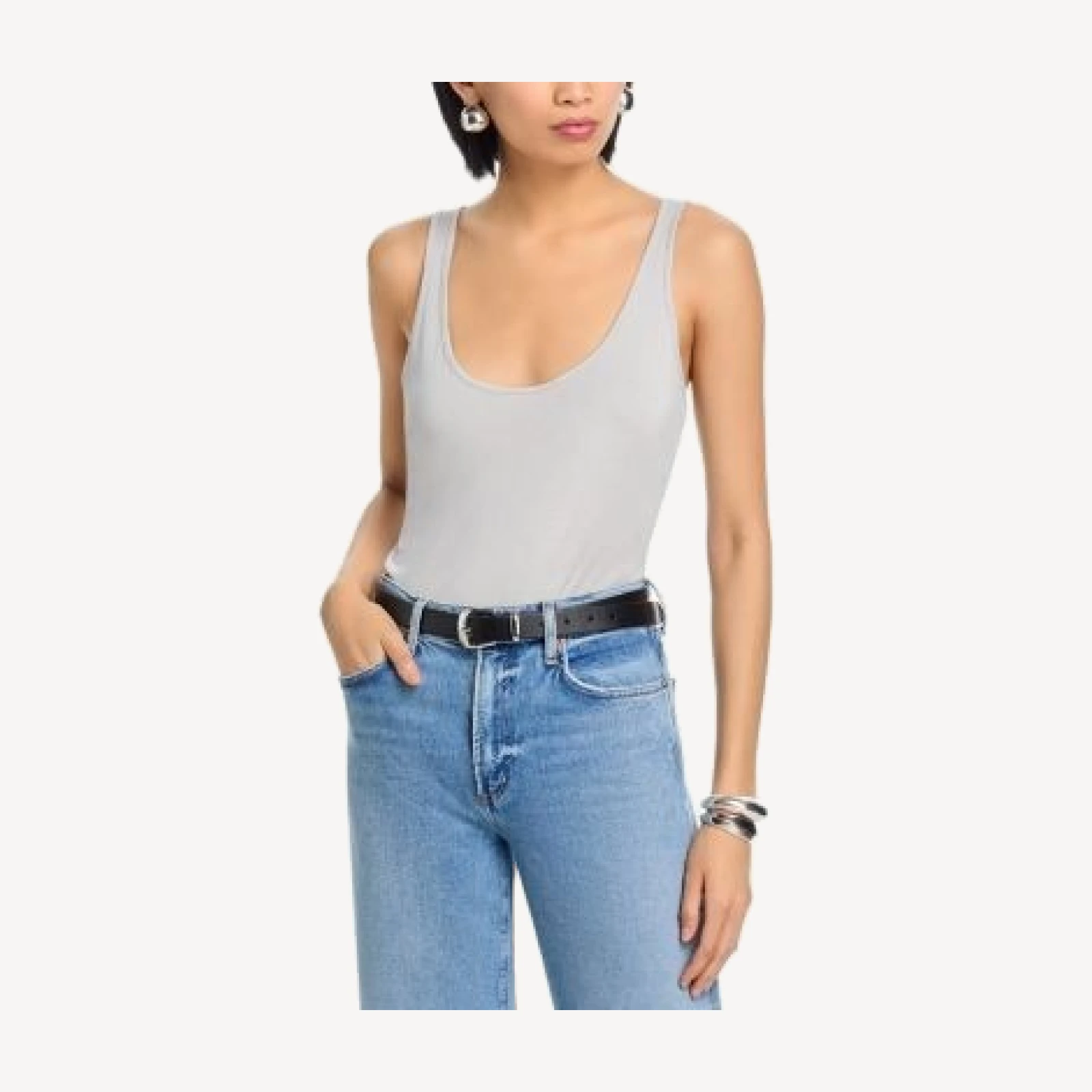 L'Agence Celia Scoop Neck Tank