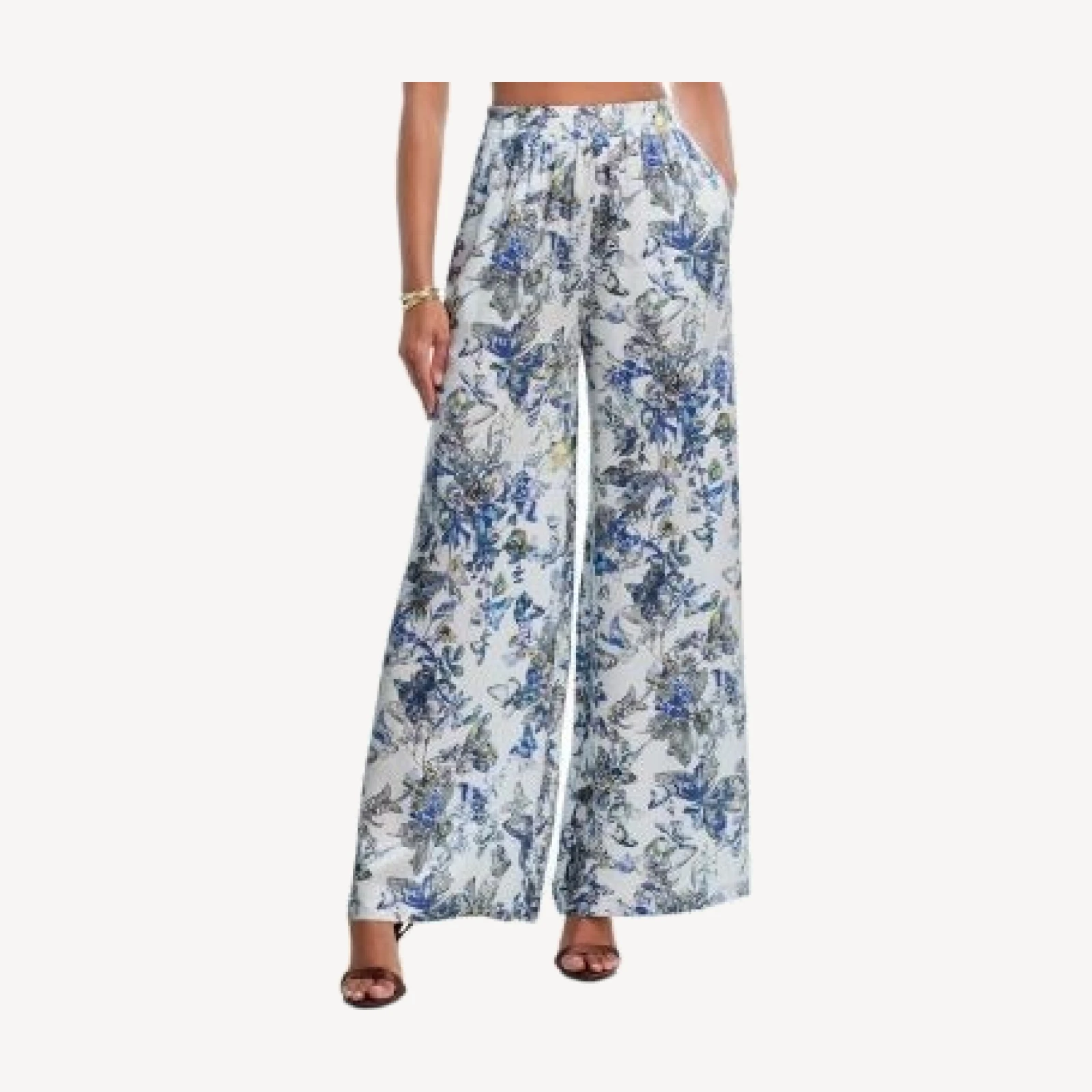 L'Agence Lillian Silk Wide Leg Pants