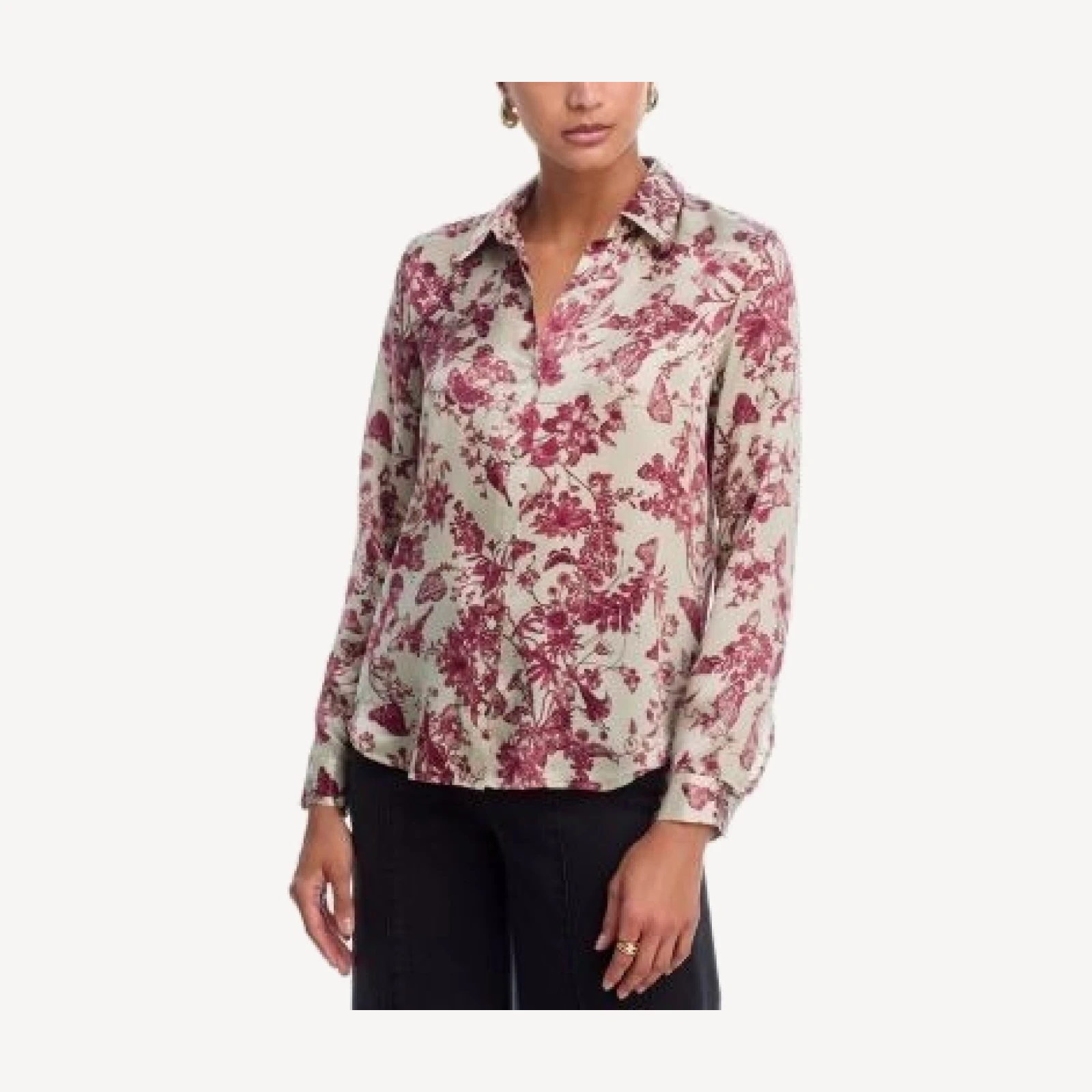 L'Agence Tyler Silk Blouse