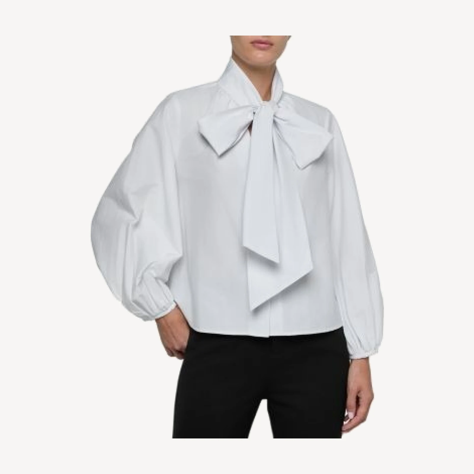 L'Agence Deon Tie Neck Blouse